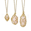 3Pcs 3 Sizes 304 Stainless Steel Singapore Chain Macrame Pouch Necklace Making NJEW-JN05070-02-2