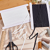 MAYJOYDIY US 2Pcs 2 Colors Flat Nylon Elastic Cord OCOR-MA0001-19-4
