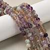 Natural Fluorite Bead Strands G-K153-B36-8mm-4