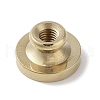 Golden Tone Wax Seal Brass Stamp Head DIY-B079-02G-05-2