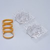 Flower Plastic Candle Molds DIY-I035-12-5