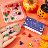 SUNNYCLUE 28Pcs 7 Colors Spray Painted Alloy Pendants FIND-SC0012-88-3