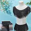 Fingerinspire Polyester Tassel Lace Ribbon OCOR-FG0002-45D-5