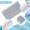 Polyester Shell Shape Paillette Lace Ribbon OCOR-WH0078-108D-6