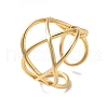 304 Stainless Steel Open Cuff Rings for Women RJEW-M020-07G-01-1