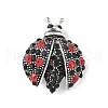Alloy Rhinestone Brooches for Backpack Clothes JEWB-M068-03AS-1