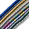 Electroplated Synthetic Non-magnetic Hematite Beads Strands G-Q174-01-1