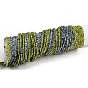 Natural Kyanite & Olive Quartz Beads Strands G-RM2025425-A02-2mm-2