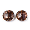 Handmade Gold Sand Lampwork Beads LAMP-N031-01-02-1