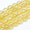 Natural Citrine Beads Strands G-E483-13-8mm-1