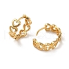 Brass Hoop Earrings EJEW-O003-03B-G-2