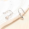 S925 Sterling Silver Stud Earrings EJEW-P305-02G-P-3