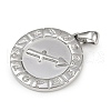 304 Stainless Steel Pendants STAS-C131-04P-12-2