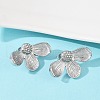 304 Stainless Steel Stud Earrings EJEW-S265-09P-2