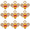 SUNNYCLUE 40Pcs Alloy Enamel Charms ENAM-SC0005-55-1
