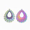 Ion Plating(IP) 304 Stainless Steel Filigree Pendants X-STAS-S108-68-2