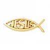 (Defective Closeout Sale: Scratched)Waterproof 3D Jesus Fish ABS Plastic Self Adhesive Stickers AJEW-XCP0002-02-1