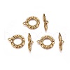 Tibetan Style Toggle Clasps GLF11359Y-2