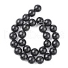 Natural Obsidian Beads Strands X-G-G099-14mm-24-3