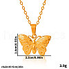 Stainless Steel Butterfly Pendant Necklaces for Women IP3230-2-3