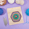 BENECREAT Rectangle Wood Crochet Blocking Board DIY-BC0013-51B-3