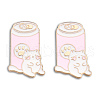 Cat with Cans Enamel Pin JEWB-N007-219-2