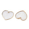 Natural Capiz Shell Pendants SSHEL-N034-130A-01-3