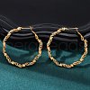 304 Stainless Steel Hoop Earrings EJEW-S250-03G-2