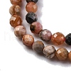 Natural Rhodonite Beads Strands G-G188-B13-01-4