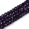Natural Lepidolite Beads Strands G-N342-128-1-1