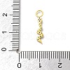 925 Sterling Silver with Cubic Zirconia Pendants STER-Q004-03G-4