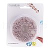 1Box ABS Plastic Imitation Pearl Dome Cabochons SACR-PH0001-49-6