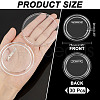 Acrylic Button Pin Badge TACR-WH0021-14A-2