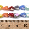 Electroplate Glass Beads Strands EGLA-C004-02-4
