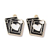 Alloy Enamel Pendants ENAM-O001-11M-G-1