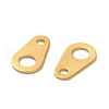 Brass Chain Extender Connectors KK-R211-12G-2