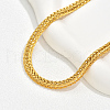 Elegant Stainless Steel Wheat Chain Necklaces for Daily Layering and Vacation Style NT2171-1-3