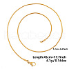 1.2MM Unisex 304 Stainless Steel Snake Chains Necklaces YO4082-2-1
