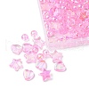 200Pcs Eco-Friendly Transparent Acrylic Beads MACR-YW0002-85-2