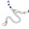Glass Seed Beads Rings & Bracelets Set SJEW-JS01308-4