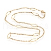 304 Stainless Steel Cable Chain Necklaces NJEW-M183-02G-1