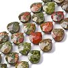 Natural Unakite Beads Strands G-P570-E06-02-2