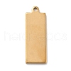 Ion Plating(IP) 201 Stainless Steel Pendant STAS-Z038-04G-2