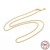 925 Sterling Silver Wheat Chains Necklace for Women STER-I021-02B-G-4