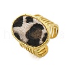 304 Stainless Steel Open Cuff Rings for Women RJEW-K248-14G-4