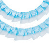 2-Layer Pleated Satin Organza Ribbons PJ-TAC0004-02D-2