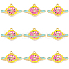 Alloy Enamel Pendants ENAM-CJC0004-33-1