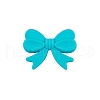 Bowknot Food Grade Silicone Beads PW-WG39907-09-1