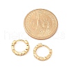 Brass Micro Pave Cubic Zirconia Hoop Earrings EJEW-H152-01E-G-5
