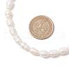 Natural Cultured Freshwater Pearl Rice Beaded Necklaces for Women NJEW-JN05337-01-4